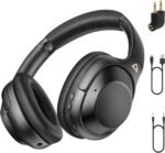Riibox Y7Pro Hybrid Active Noise Cancelling Headphones, LDAC Hi-Res Audio, 100H Playtime, Bluetooth 6.0, Customize EQ via App, Comfort Fit Wireless Over-Ear Headphones for Home Office Travel - Image 2