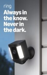 Ring Spotlight Cam Plus, Battery (newest model), Home or business security with HD video, Two-Way Talk, Color Night Vision, and Security Siren, Black - Image 2