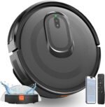 Robot Vacuum and Mop Combo, 2 in 1 Mopping Robot Vacuum Cleaner, 4200Pa Powerful Suction, Multi-Surface Cleaning, Obstacle Avoidance, Self-Charging, Easy to use, App & Voice Control, Works with Alexa - Image 2