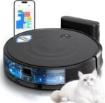 Robot Vacuum and Mop Combo, LiDAR Navigation with Ultra Slim Design, Smart Mapping Robotic Vacuum Cleaner, 9000Pa Suction, Customizable Cleaning for Pet Hair, Carpets, and Hard Floors - Image 2
