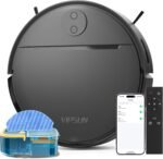 Robot Vacuum and Mop Combo with 4000Pa Suction, APP/Voice/Remote Control, Robotic Vacuums with Personalized Adjustment Setting, Self-Charging, Obstacle Avoidance, Smart Home Robot Aspiradora - Image 2