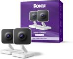Roku Indoor Camera - Home Security - 2-Pack - Wired Security Camera & Pet Monitor with 1080p HD Color Night Vision, Works with Alexa & Google, Motion & Sound Detection, WDR & WiFi 6 - Image 2