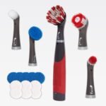 Rubbermaid Reveal Power Scrubber 18-Piece Kit, Cordless Electric Battery Powered Scrub Brush, Water Resistant, for Home/Kitchen/Bathroom/Grout/Tile/Shower/Tub - Image 2