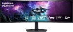 SAMSUNG 49" Odyssey G9 (G95C) Series DQHD 1000R Curved Gaming Monitor, 240Hz, 1ms(GtG), DisplayHDR 1000, AMD FreeSync Premium Pro, Eye Saver Mode, Auto Source Switch+, LS49CG950ENXZA, 2024 - Image 2