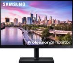 SAMSUNG FT45 Series 24-Inch WUXGA 1920 x 1200 Computer Monitor, 75Hz, IPS Panel, HDMI, DisplayPort, DVI, USB Hub, Built-in Speakers, Height Adjustable Stand, 3 Yr WRNTY (LF24T454GYNXZA),Black - Image 2