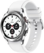 SAMSUNG Galaxy Watch 4 Classic 46mm Smartwatch with ECG Monitor Tracker for Health, Fitness, Running, Sleep Cycles, GPS Fall Detection, LTE, US Version, Silver - Image 2