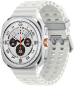 SAMSUNG Galaxy Watch Ultra 47mm LTE AI Smartwatch w/Energy Score, Wellness Tips, Heart Rate Tracking, Sleep Monitor, Fitness Tracker, GPS, 2024,Titanium White (Renewed) - Image 2