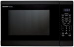 SHARP Countertop Microwave Oven with Removable 12.4" Carousel Turntable, 1100 Watt, 1.4 Cubic Feet, Black - Image 2