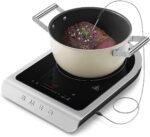 SMEG 1800W Portable Induction Cooker – Collezione Collection | Single-Burner Induction Hob with Probe, 9 Power Levels + Boost, Touch Controls — Travel/RV/Compact Kitchen-Black - Image 2
