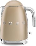 SMEG 50's Retro Style 7 Cup Electric Water Kettle with Automatic Shutoff, Removable Base, and Water Indicator, KLF03CHMUS, Matte Campagne - Image 2