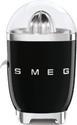 SMEG 50's Retro Style Citrus Juicer with Drip Free Spout, Automatic Activation, and Efficient Straining, Black - Image 2