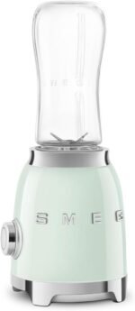 SMEG 50's Retro Style Personal Blender with Backlit Knob and Two BPA 600 ML Free bottles PBF01PGUS Pastel Green - Image 2