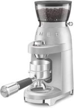SMEG Electric Espresso Coffee Grinder, Stainless Steel - Image 2