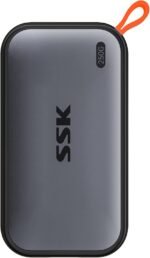 SSK External SSD 250GB, USB C SSD External Solid State Drives up to 1050MB/s, Portable SSD USB 3.2 Gen2 for iPhone 15/Pro, Windows, Mac, Android Phones and Tablets - Image 2