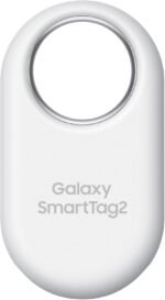 Samsung Galaxy SmartTag2, Bluetooth Tracker, Smart Tag Tracking Device, Item Finder for Keys, Wallet, Luggage, Pets, Use w/ Phones and Tablets Android 11 or Later, 2023, 1 Pack, White - Image 2