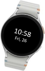 Samsung Galaxy Watch 7 (44mm) AI Smartwatch w/ 1.5" AMOLED, Wear OS 5, Wi-Fi, Bluetooth, Heart Rate, Sleep Apnea & GPS Fitness Tracker, International Model L310 (w/Fast Charger, Silver) - Image 2