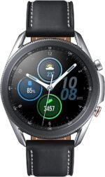 Samsung Galaxy Watch3 GPS Smartwatch 45mm, Mystic Silver (Renewed) - Image 2