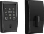 Schlage Encode Plus Smart Wi-Fi Lock for Front Door, Keyless Entry Deadbolt, Unlock with Apple Watch, Built-in WiFi and App Control, Easy Install, Alexa & Apple HomeKit Compatible, Matte Black - Image 2