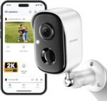 Security Cameras Wireless Outdoor, 2K Cameras for Home Security with Color Night Vision, SD/Cloud Storage,Longer Battery Life, Weatherproof, AI Motion Detection, Spotlight Siren Alarm - Image 2