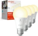 Sengled Alexa Light Bulb, S1 Auto Pairing with Alexa Devices, Warm Light Bulbs, Smart Light Bulbs that Work with Alexa, Bluetooth Mesh Smart Home Lighting, E26 60W Equivalent, 800LM, 4-Pack - Image 2
