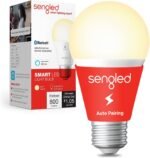 Sengled Alexa Light Bulb, S1 Auto Pairing with Alexa Devices, Warm Smart Light Bulbs, Bluetooth Mesh Smart Home Lighting, E26 60W Equivalent, 800LM, 1-Pack - Image 2