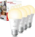 Sengled Alexa Light Bulb, Smart Light Bulbs, Smart Bulbs That Work with Alexa & Google Assistant, WiFi Light Bulbs A19 Soft White (2700K) No Hub Required, 800LM 60W Equivalent High CRI>90, 4 Pack - Image 2