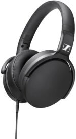 Sennheiser HD 400S - Audiophile Closed Back Headphones with One-Button Smart Remote on Detachable Cable,Black - Image 2