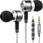 Sephia SP3060VC Wired Earbuds with Microphone, Deep Bass in-Ear Headphones with Noise Isolation, 10mm Drivers, Tangle-Free Cable, 3.5mm Jack - Image 2