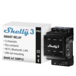 Shelly Pro 3 | Wi-Fi & LAN, 3-Channel Smart Relay | Home & Facility Automation | Compatible with Alexa & Google Home | iOS Android App | Lights Automation | Controller for Motorized Valve - Image 2