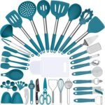 Silicone Kitchen Utensils Set, Umite Chef 43 pcs Cooking Utensils for Nonstick Cookware, Kitchen Tools-Silicone Utensil for Cooking Kitchen Set for Home Kitchen Accessories Set - Image 2