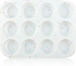 Silicone Muffin Pan Regular 12 Cups Muffin Tin Cupcake Pans for Baking Non-stick Muffin Tray Mold Easy Release,Durable,BPA Free - Image 2