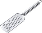 Silver Vegetable Cheese, Rust-Proof Metal Lemon Grater with Handle Handheld Grater Kitchen Utensils and Gadgets for Cheese, Chocolate, Spices, Vegetable D Graters, Peelers and Slicers - Image 2