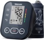 Sinocare Blood Pressure Monitor, Upper Arm BP Machine for Home, Adjustable Cuff 8.6"-16.5", One-Button Operation, Dual User Mode, Posture Detection & Irregular Heartbeat Alert, Black - Image 2