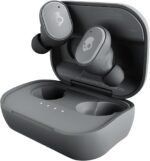 Skullcandy Grind Wireless Earbuds, Bluetooth Headphones, Up to 40 Hours Battery, Noise Isolating Fit, Microphone for iPhone Android, Customizable via Skull-iQ App - Chill Grey - Image 2