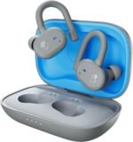 Skullcandy Push Active True Wireless in-Ear Bluetooth Earbud, Use with iPhone and Android with Charging Case and Mic, Great for Gym, Sports, and Gaming, IP55 Water, Dust Resistant - Grey/Blue - Image 2