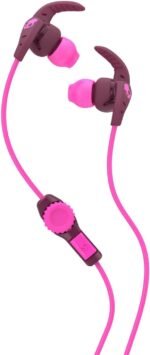 Skullcandy S2WIHX-449 XTplyo in-Ear Sport Earbuds, Plum/Pink - Image 2