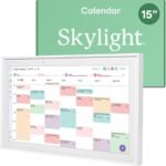 Skylight Calendar: 15-inch Wall Planner Digital Calendar & Chore Chart, Smart Touchscreen Interactive Display for Family Schedules – Wall Mount Included, Great for Organizing Your 2026 Calendar - Image 2