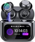 Sleep Earbuds Bluetooth 5.4 in Ear Touch Screen Sleep Headphones, Small Design Mini Sleep Earbuds for Side Sleepers with Sleep Mode, 48H Playtime Sleep Earphones Clear Calls, 5 EQ Modes, Black - Image 2