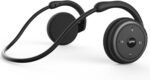 Small Bluetooth Headphones Wrap Around Head - Sports Wireless Headset with Built in Microphone and Crystal-Clear Sound, Foldable and Carried in The Purse, and 12-Hour Battery Life, Black - Image 2