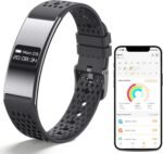 Smart Bracelet for Women Men,Wearable Activity & Fitness Tracker,All-Day Heart Rate/Stress/HRV/Step Monitor,24H Sleep Tracker,Multiple Sport Modes Smart Wristband with 2 Bands, Free APP - Image 2