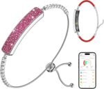 Smart Bracelet for Women, Valentine's Day Gifts, Health Activity Fitness Trackers, 24/7 Heart Rate, HRV, Blood Oxygen & Stress Monitor, 24H Sleep Tracker, Free APP for iOS & Android, Pink - Image 2