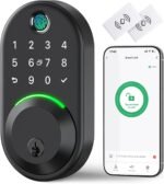 Smart Deadbolt Door Lock with Keypad:Yamiry Fingerprint Keyless Entry Deadbolt,Digital Smart Locks for Front Door,Electronic Code,Easy Installation - Image 2