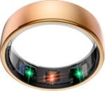 Smart Health Ring Sleep Health Tracker for Women Men with Heart Rate, Blood Oxygen, Sleep Monitor, Steps,Calories, 5ATM Waterproof for iPhone/Android, No Subscription Fee (Rose Gold, 12#) - Image 2