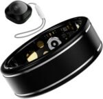 Smart Ring for Men Women, Activity Tracker Fitness Ring with 24/7 Heart Rate, Sleep Monitoring, Step Counter, Calorie Pedometer, No Subscription, for iOS Android (Black 9) - Image 2