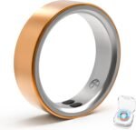 Smart Ring for Women Men,Sleep Tracking Wearable,Valentines Day Gifts,Fitness Tracker Ring with Step/Heart Rate/Blood Oxygen/Distance/Calorie,Clock Vibration,5ATM Waterproof, iOS&Android(Rose Gold7) - Image 2