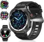 Smart Watch, 2025 AMOLED 3D 1.43" Smartwatch for Men Women (Answer/Make Call), 60 Days/Flashlight/130+ Sports, Heart Rate/Sleep Monitor, IP68 Waterproof Fitness Activity Tracker Android iOS - Image 2