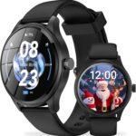 Smart Watch, HD Smartwatch for Men Women (Answer/Make Calls), Fitness Watch with 100+ Sport Modes, IP68 Waterproof/Heart Rate/Sleep Monitor, Activity Trackers for iOS/Android - Image 2