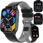 Smart Watch for Kids 1.85" with Fitness & Sleep Tracker, IP68 Waterproof Kids Smart Watch Boys Gifts Age 5-12, Heart Rate Sport Modes SOS Button DIY Dial HD Camera Alarm Clock Games Music Recorder - Image 2