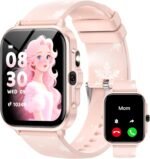 Smart Watch for Kids Boys Age 5-12, Ai Functions Games HD Touch Screen Watches with Video Camera Music Player Pedometer Heart Rate Sleep Tracker Christmas Birthday Gifts for Girls (Pink, 1.85") - Image 2