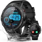 Smart Watch for Men- Bluetooth Call, 2025 Military Waterproof Fitness Sleep Tracker Watch with 110 Sports Modes, Smartwatch for Samsung Android iPhone iOS Compatible - Image 2